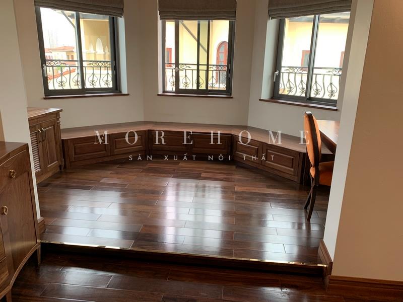 Việc thi công nội thất đồ gỗ óc chó cho nhà phố, biệt thự sang trọng và tiện nghi sẽ làm nổi bật đẳng cấp của không gian sống của gia chủ.